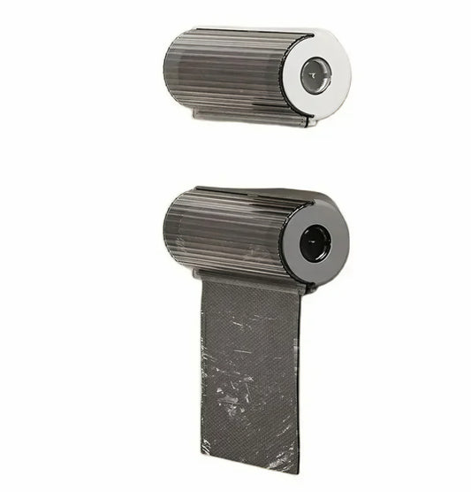 QuickChange in-bin bag dispenser feeding trash bag